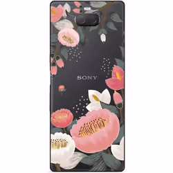 Coque - Sony - XPERIA 10 - Gel TPU souple - Fleurs - Protection optimale