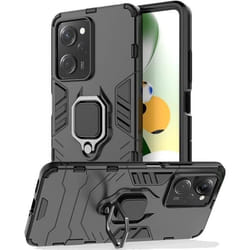 Compatible Xiaomi POCO X5 Pro 5G et Redmi Note 12 Pro 5G - Coque Résistante Anti Choc avec Anneau Bague Anti Chute-béquille