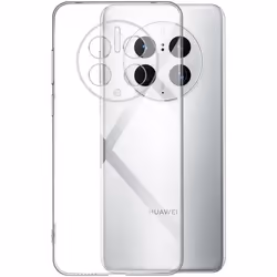 Coque - Novago - Huawei Mate 50 Pro - Silicone souple - Transparent - Résistante
