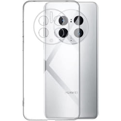 Coque - Novago - Huawei Mate 50 Pro - Silicone souple - Transparent - Résistante