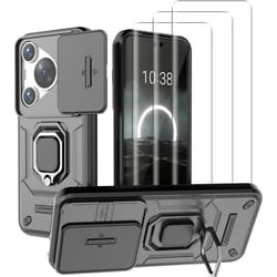 Accessoires de protection - Huawei - Pura 70 Pro 4G - Coque magnétique - 3 films verre trempé - Noir
