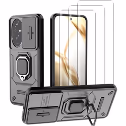 Accessoires de protection - Huawei - Honor 200 5G - Coque magnétique - Films en verre trempé - Anneau béquille