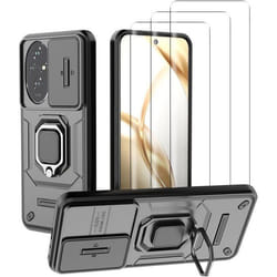 Accessoires de protection - Huawei - Honor 200 5G - Coque magnétique - Films en verre trempé - Anneau béquille