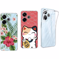 Coque de téléphone - Xiaomi - Redmi 13 4G/Poco M6 4G - Gel souple - Antichoc - Motif en relief