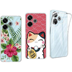 Coque de téléphone - Xiaomi - Redmi 13 4G/Poco M6 4G - Gel souple - Antichoc - Motif en relief