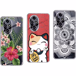 Coque de téléphone - Honor - 200 Pro 5G - Lot de 3 - Antichoc - Incassable - Design en relief