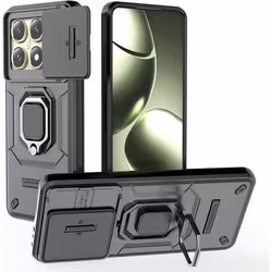 Pour Xiaomi 14T - Coque Ultra Résistante Anti Choc avec Anneau/béquille Bague Anti Chute NOVAGO