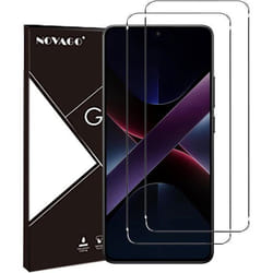 Film de protection décran - Xiaomi Poco X7 Pro 5G/Poco M7 Pro 5G/Redmi Note 14 4G/5G - Verre trempé 9H - Lot de 2 - Anti-UV