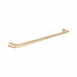 Poignée Cub 128mm champagne doré poli - Tulip - Modèle Moderne - Métal - Zamak - Brillant