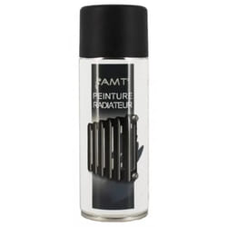 Bombe de peinture aérosol AMT Peinture radiateur Noir Mat (BPR01) 0,330 L