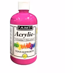 AMT Fevicryl Tous Supports est une peinture acrylique qui convient sur de nombreuses surfaces. Elle est idéale pour le tissu, ...