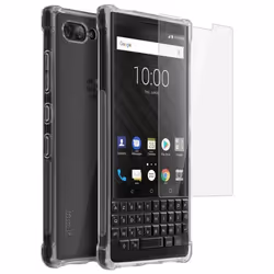 Coque et film de protection - Imak - BlackBerry KEY2 - Silicone souple - Film flexible - Anti-traces