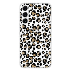Coque en silicone - Compatible Samsung Galaxy S23 - design leopard