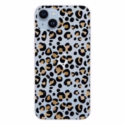 Coque en silicone - Compatible Apple iPhone 14 Plus - design leopard