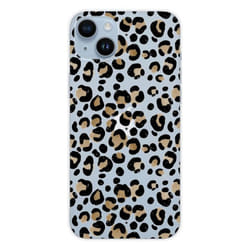 Coque en silicone - Compatible Apple iPhone 14 Plus - design leopard