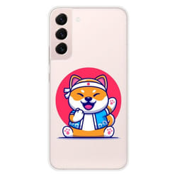 Coque en silicone - Compatible Samsung Galaxy S22 Plus - design shiba ninja