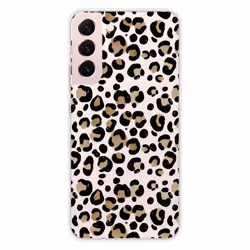 Coque en silicone - Compatible Samsung Galaxy S22 Plus - design leopard