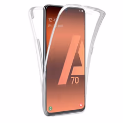 Coque intégrale 360 - Samsung - Galaxy A70 - Transparent - Semi-rigide - Protection contre chocs