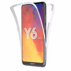 Coque intégrale 360 - Huawei - Y6 2019 - Transparent - Protection contre chocs - Matière incassable