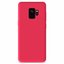 Coque en silicone rose flash - Compatible Samsung Galaxy S9
