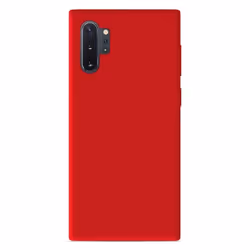 Coque en silicone rouge - Compatible Samsung Galaxy Note 10 Plus