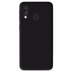 Coque en silicone noir - Compatible Samsung Galaxy A40