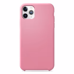 Coque silicone Soft Touch - Apple - iPhone 11 Pro Max - Rose - Antichoc - Recharge sans fil