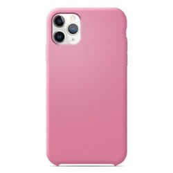 Coque silicone Soft Touch - Apple - iPhone 11 Pro Max - Rose - Antichoc - Recharge sans fil