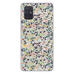 Coque en silicone imprimée compatible Samsung Galaxy A51 Liberty Wiltshire Vert
