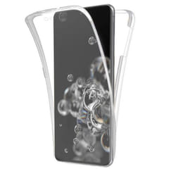 Coque intégrale 360 - Samsung - Galaxy S20 Ultra - Transparent - Protection contre chocs - Semi-rigide