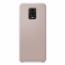Coque silicone Soft Touch - Xiaomi - Redmi Note 9 Pro - Sable-rose - Antichoc - Recharge sans fil