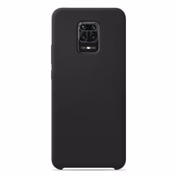 Coque en silicone Soft Touch - Xiaomi - Redmi Note 9 Pro - Noir - Antichoc - Recharge sans fil