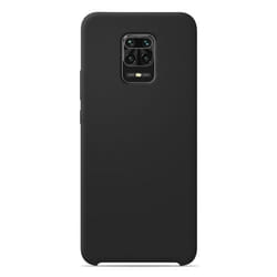 Coque en silicone Soft Touch - Xiaomi - Redmi Note 9 Pro - Noir - Antichoc - Recharge sans fil