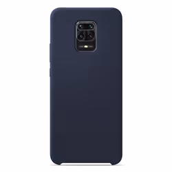 Coque silicone Soft Touch - Xiaomi - Redmi Note 9 Pro - Bleu - Antichoc - Recharge sans fil