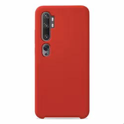 Coque silicone Soft Touch - Xiaomi - Mi Note 10/10 Pro - Rouge - Antichoc - Recharge sans fil