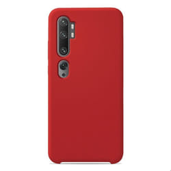 Coque silicone Soft Touch - Xiaomi - Mi Note 10/10 Pro - Rouge - Antichoc - Recharge sans fil
