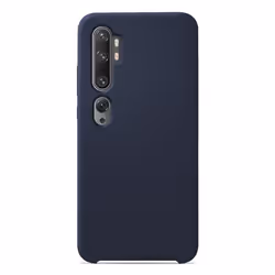 Coque silicone Soft Touch - Xiaomi - Mi Note 10/10 Pro - Bleu - Antichoc - Recharge sans fil