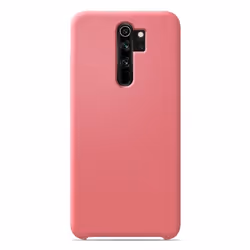 Coque en silicone Soft Touch - Xiaomi - Redmi Note 8 Pro - Rose - Antichoc - Recharge sans fil