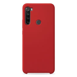 Coque en silicone Soft Touch - Xiaomi - Redmi Note 8 - Rouge - Antichoc - Recharge sans fil