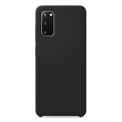 Coque silicone Soft Touch - Samsung - Galaxy S20 - Noir - Antichoc - Recharge sans fil