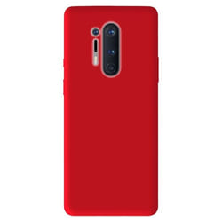 Coque en silicone - OnePlus - 8 Pro - Rouge - Finition mate - Protection légère