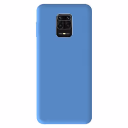 Coque en silicone bleu - Compatible Xiaomi Redmi Note 9 Pro