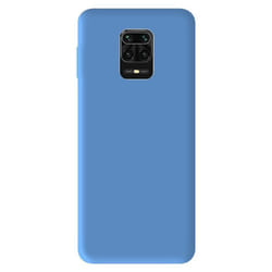 Coque en silicone bleu - Compatible Xiaomi Redmi Note 9 Pro