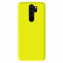 Coque en silicone jaune fluo - Compatible Xiaomi Redmi Note 8 Pro