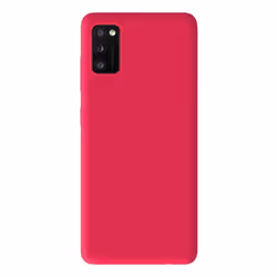 Coque en silicone rose pale - Compatible Samsung Galaxy A41