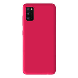 Coque en silicone rose pale - Compatible Samsung Galaxy A41