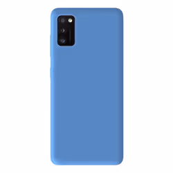 Coque en silicone bleu - Compatible Samsung Galaxy A41
