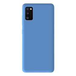 Coque en silicone bleu - Compatible Samsung Galaxy A41