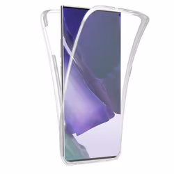 Coque intégrale 360°- Compatible Samsung Galaxy Note 20 Ultra – Double protection transparente
