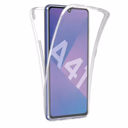 Coque intégrale 360°- Compatible Samsung Galaxy A41 – Double protection transparente